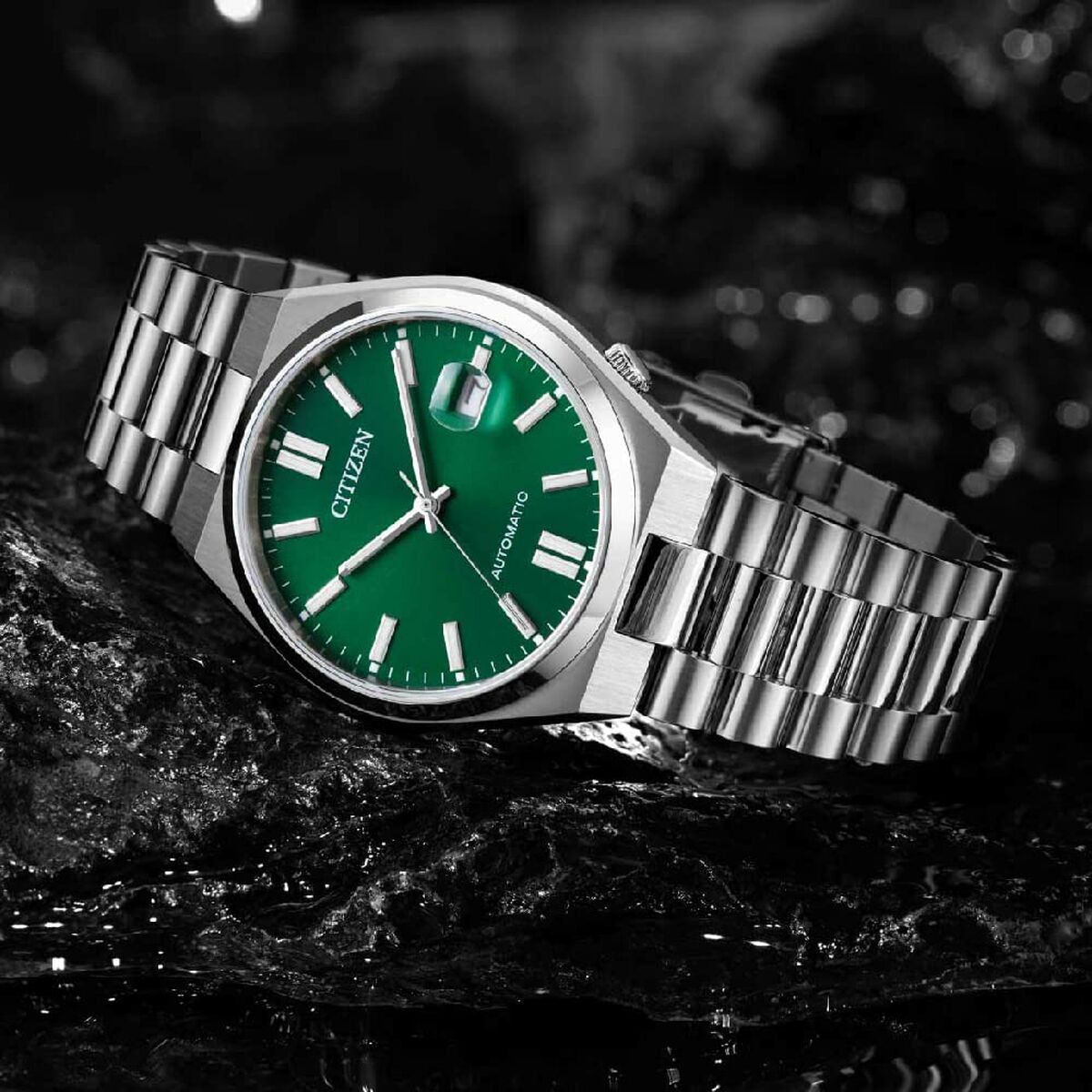 Herrklocka Citizen TSUYOSA AUTOMATIC Grön Silvrig (Ø 40 mm)